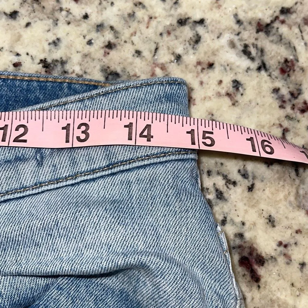 J. Crew Womens Frayed Hem Mid Rise Slim Broken - Image 8