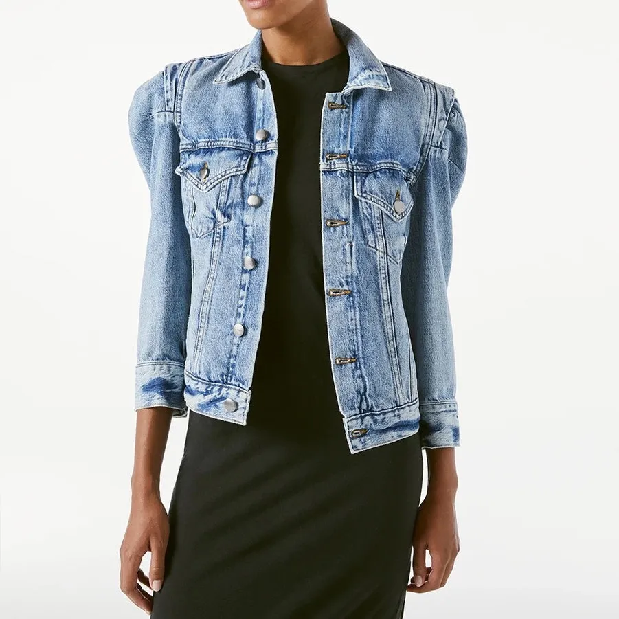 Frame Rosette Sleeve Jacket in Langton Size Small - Image 3