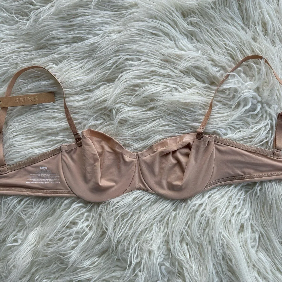 Skims Smoothing Intimates Strapless Bra Clay Size 34B - Image 7