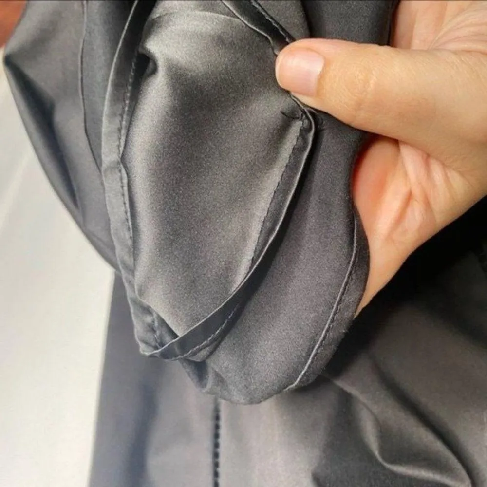 Parker Brady Seamed Flare-Hem Mini Dress in Black - Image 6