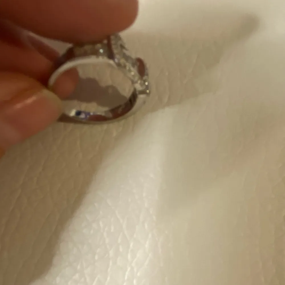 Y2K Silver Tone Rhinestone Belt Ring Women’s Size 7 Statement - Image 10