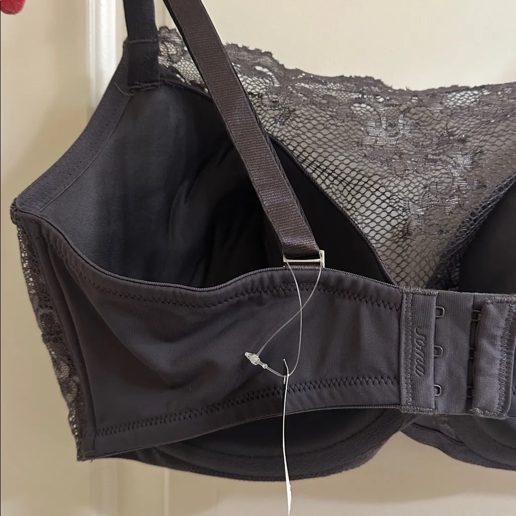 Soma Oh My Gorgeous Bridget Cami Bra NEW 36DDD Iron Silver Diamond Gray Size undefined - Image 9