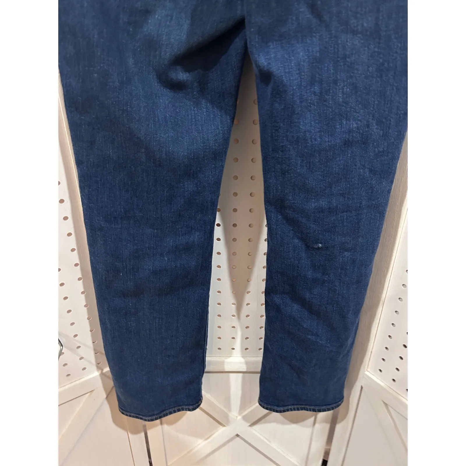 J Crew Mens Jeans W31 L30 Straight Fit Dark Wash Denim Pants Blue Size 31 - Image 8