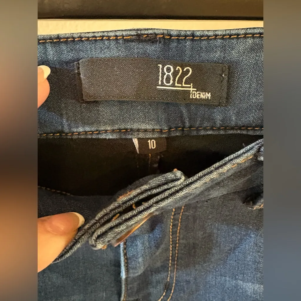 1822 denim, Women’s dark wash denim skinny jeans, 10 - Image 2