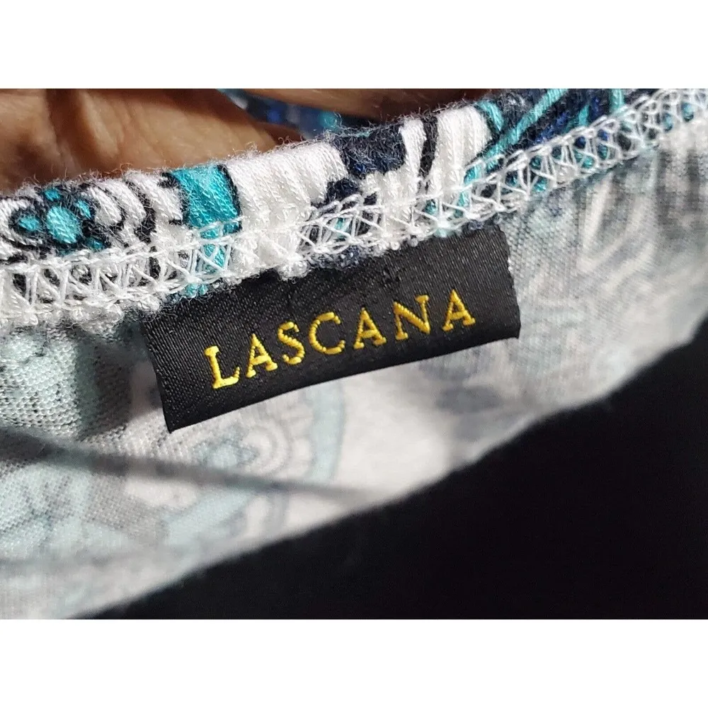 Lascana Womens White Paisley Polyester Off The Shoulder Casual Knee Length Dress Size undefined - Image 9