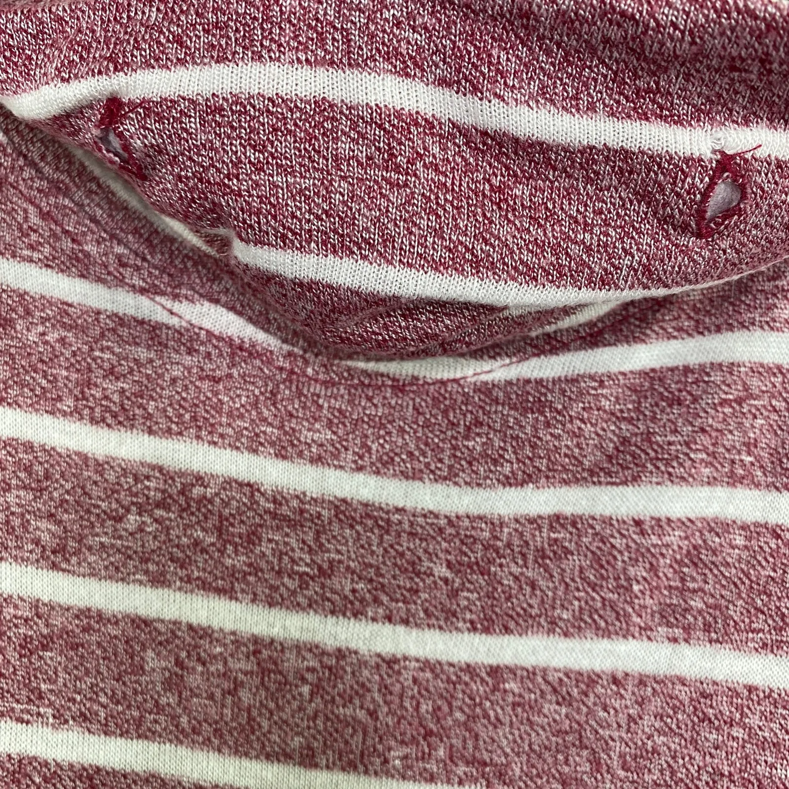 City Stars Red White Turtleneck Long Sleeve Pullover Women's Size X - Image 4