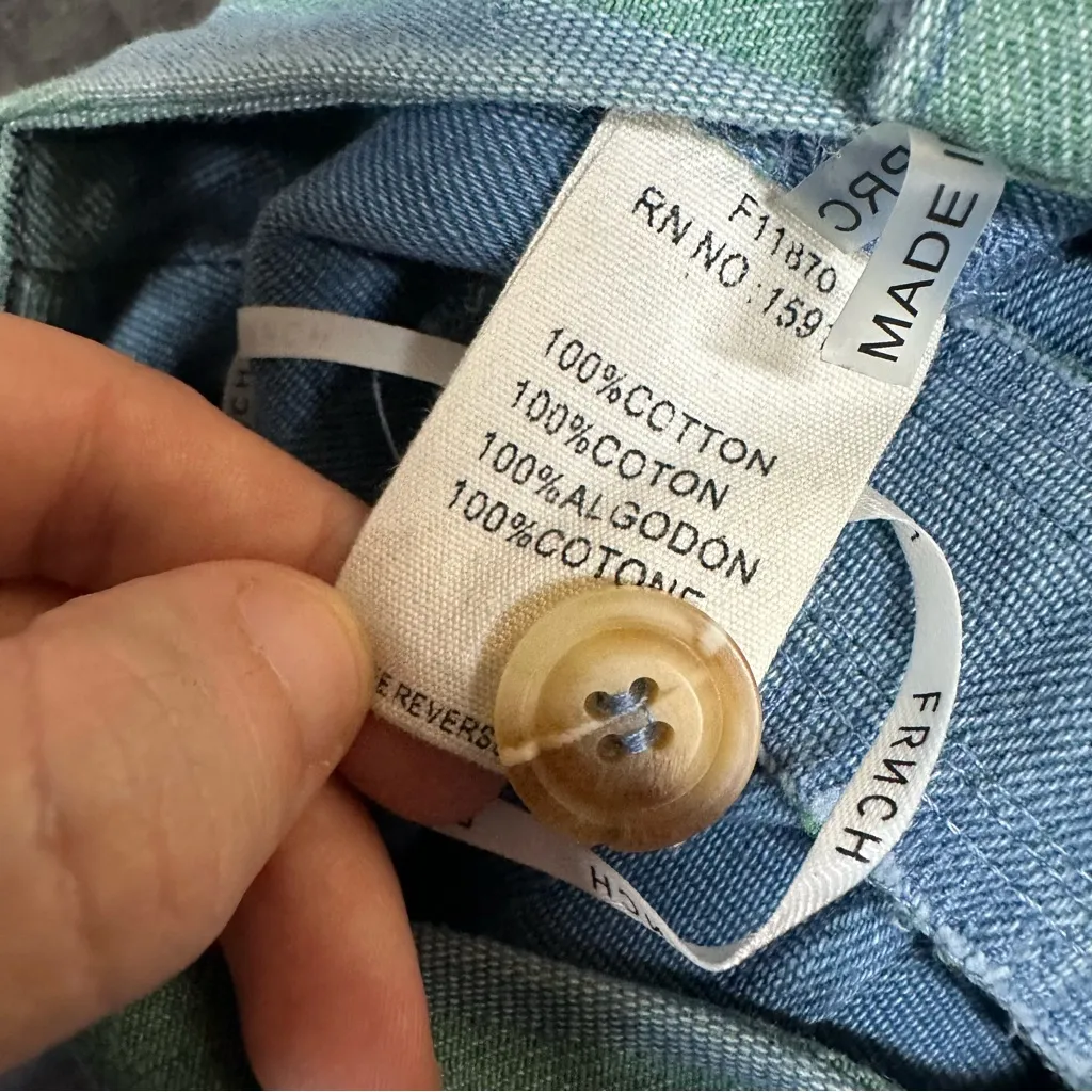 FRNCH Paris Tiffany Striped Shorts Size Medium - Image 7