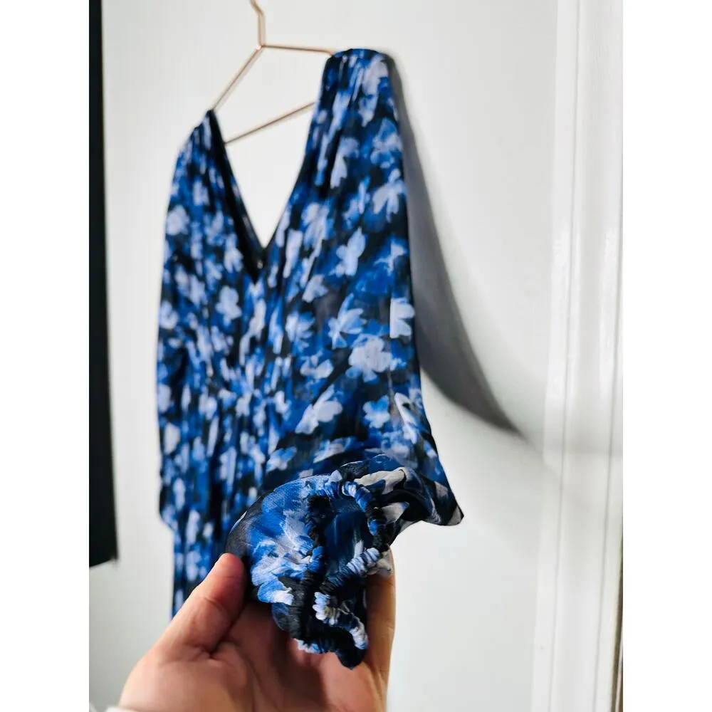 ML MONIQUE LHUILLIER Blue Floral A - Image 7