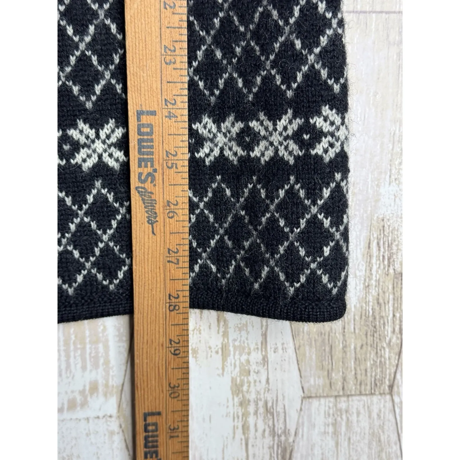 Vintage GAP Sweater Vest Cardigan Womens Size M Preppy Wool Holiday Toggle 80's‎ - Image 6