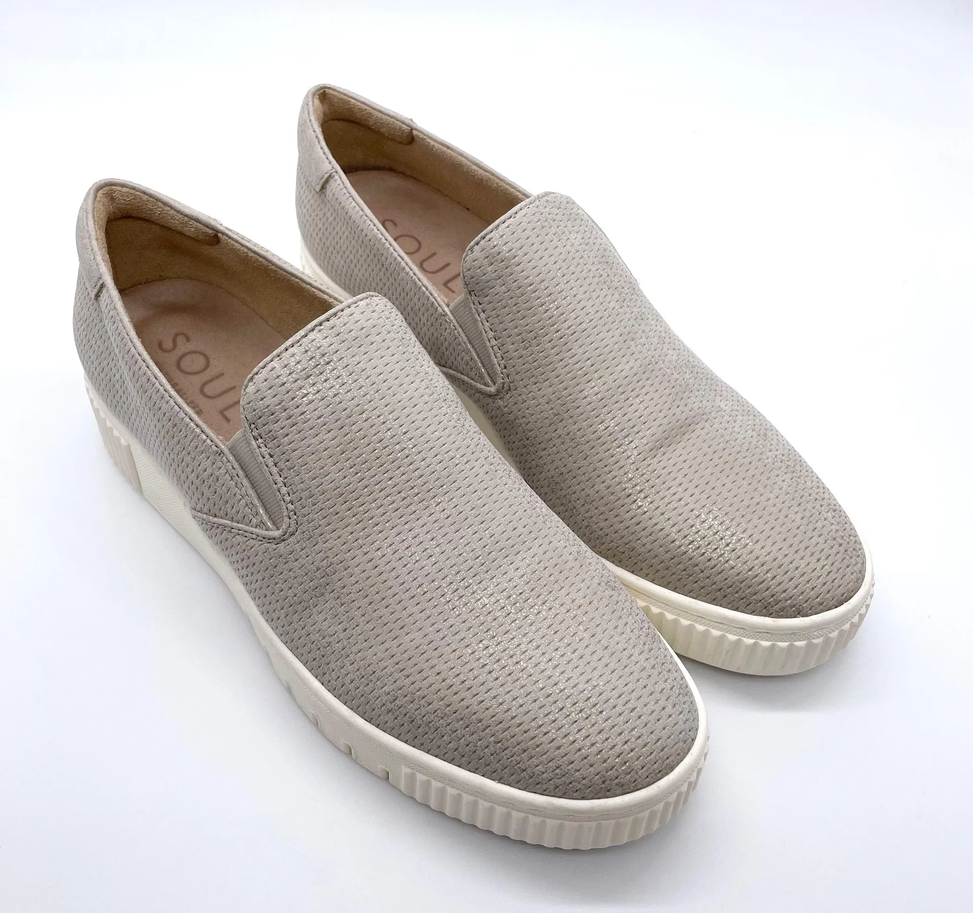 Soul Women’s Tia Porcelain Slip On Casual Sneakers - Image 3