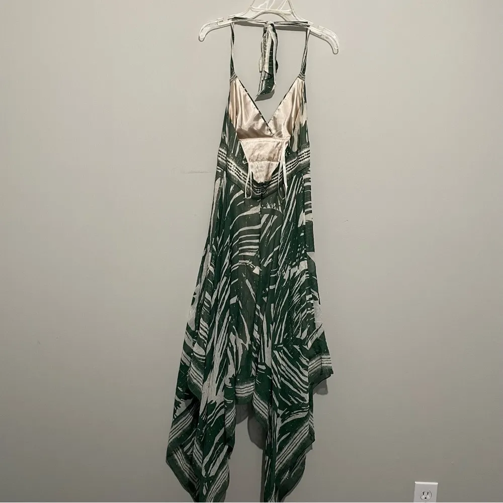 BCBGMAXAZRIA  Halter Handkerchief Dress - Image 4