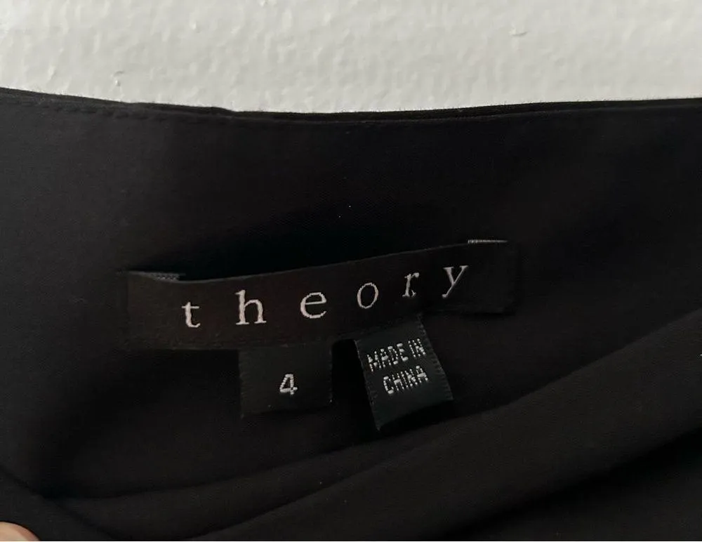 Theory Telinis Favor Pencil Mini Skirt Belted Z20 - Image 6