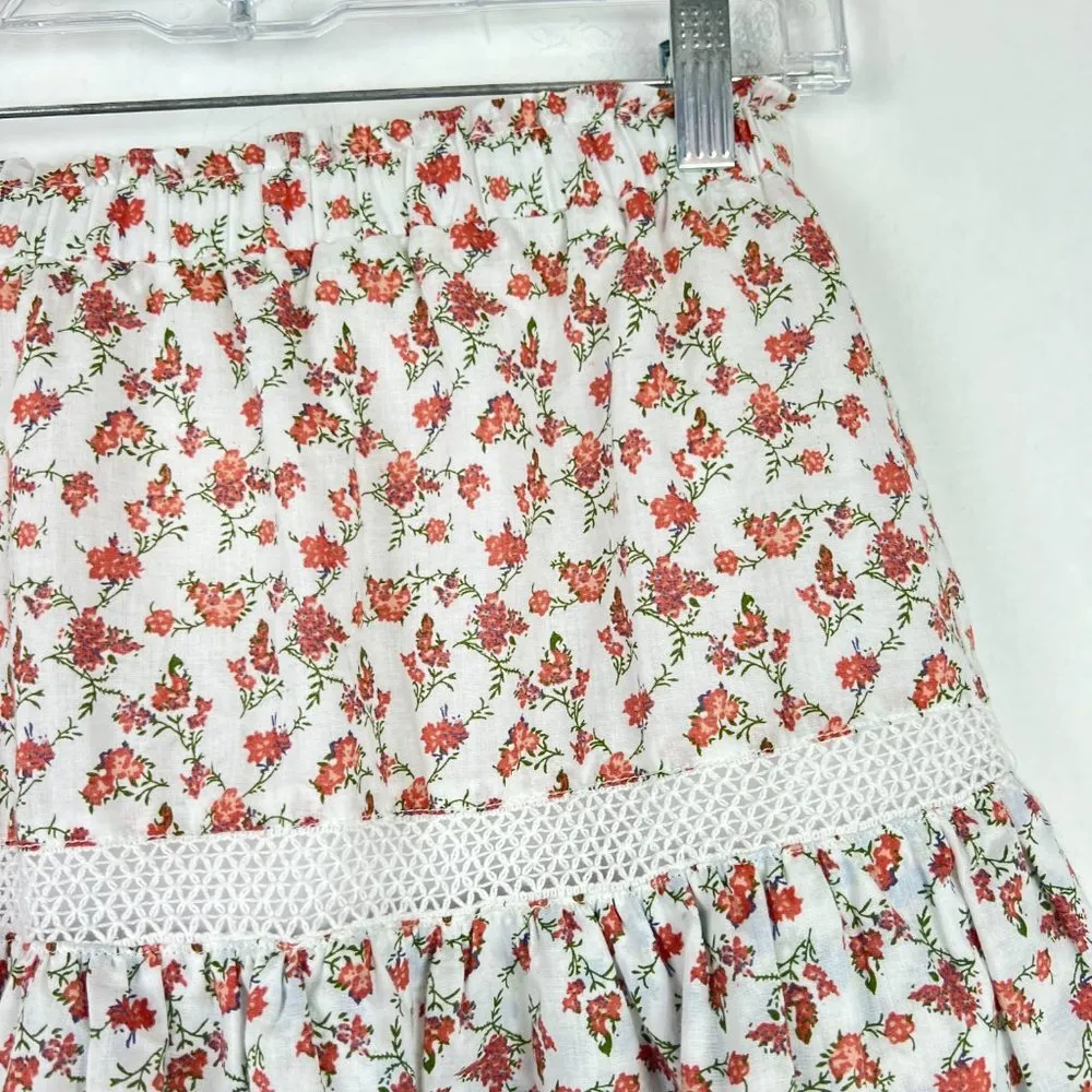 NWT Jennifer & Grace Floral Tiered Mini Skirt Size Small S NEW L2733 - Image 3