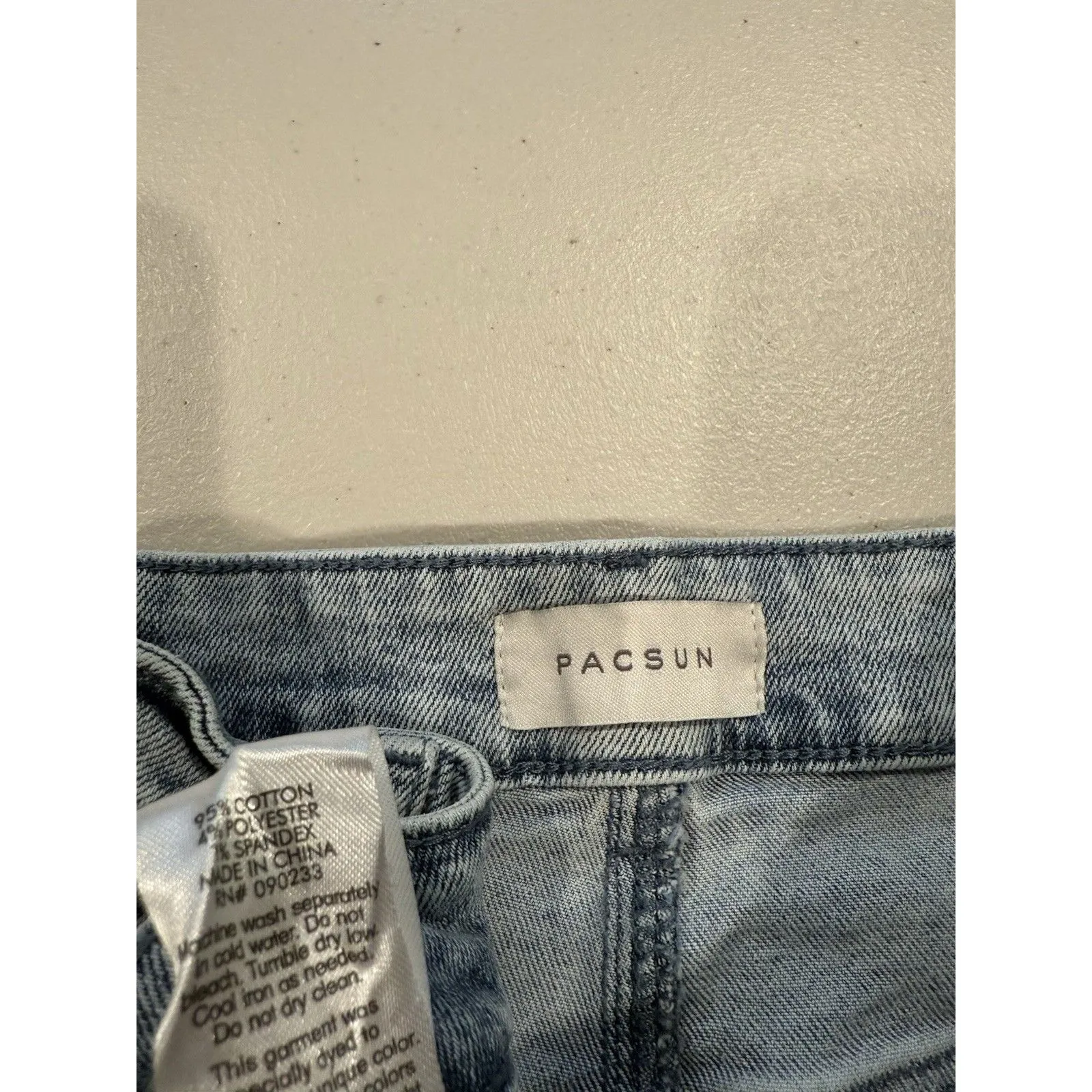 Pacsun Flare Jeans Womens 29" Light Wash Mid Rise Retro Stretch Norm Travel 70s - Image 3