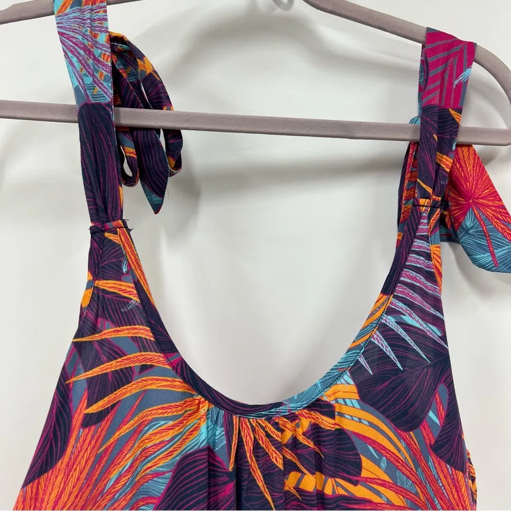 NWT ANNA & AVA OS coverup one piece dress abstract - Image 4