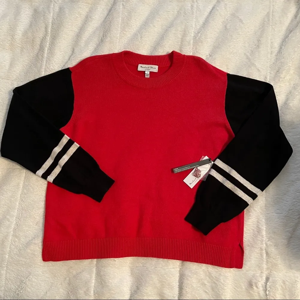 Michael Stars Melody Crew Neck Striped Sweater - Image 6