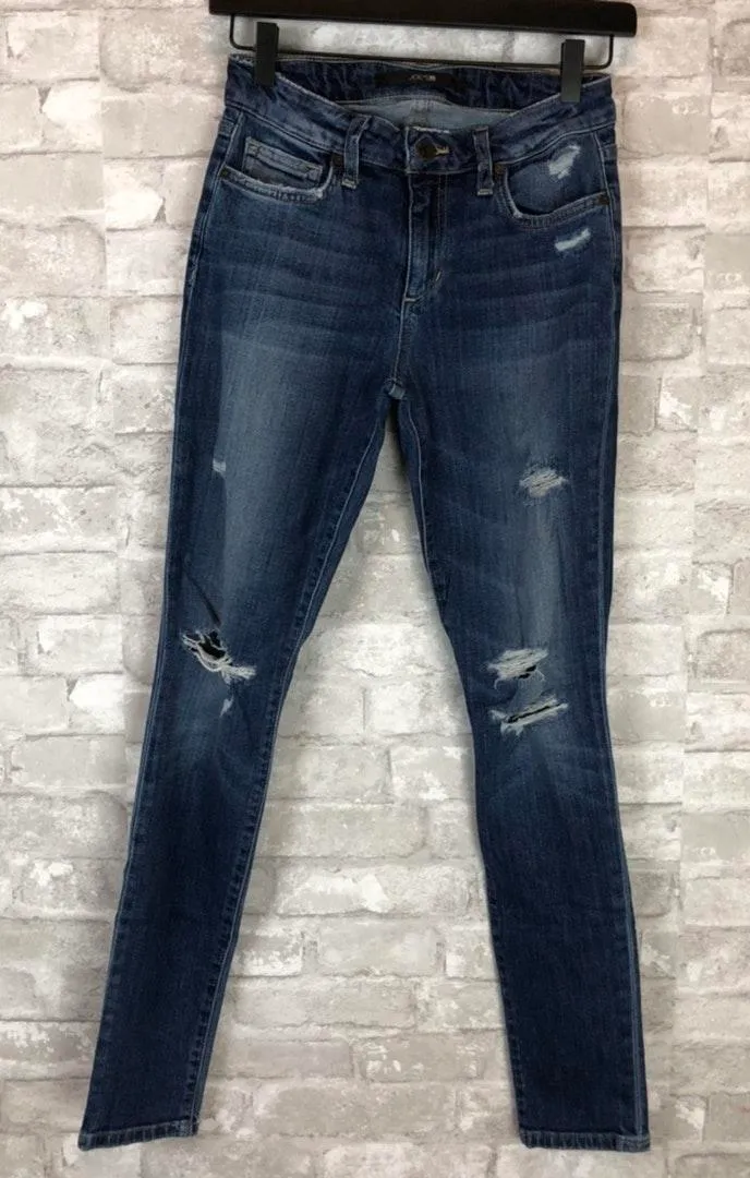 Distressed Skinny Ankle Jeans - Image 4