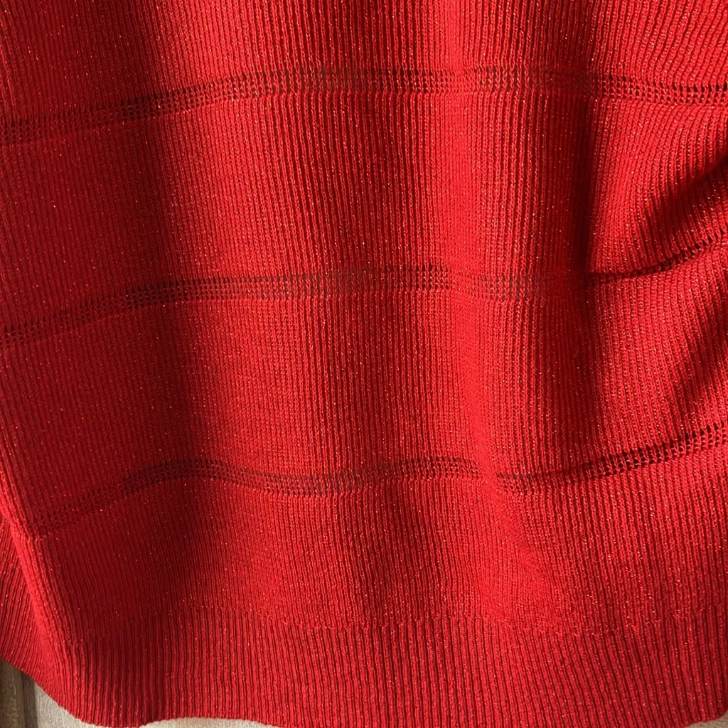 Calvin Klein Vibrant Red shrug large - Image 14