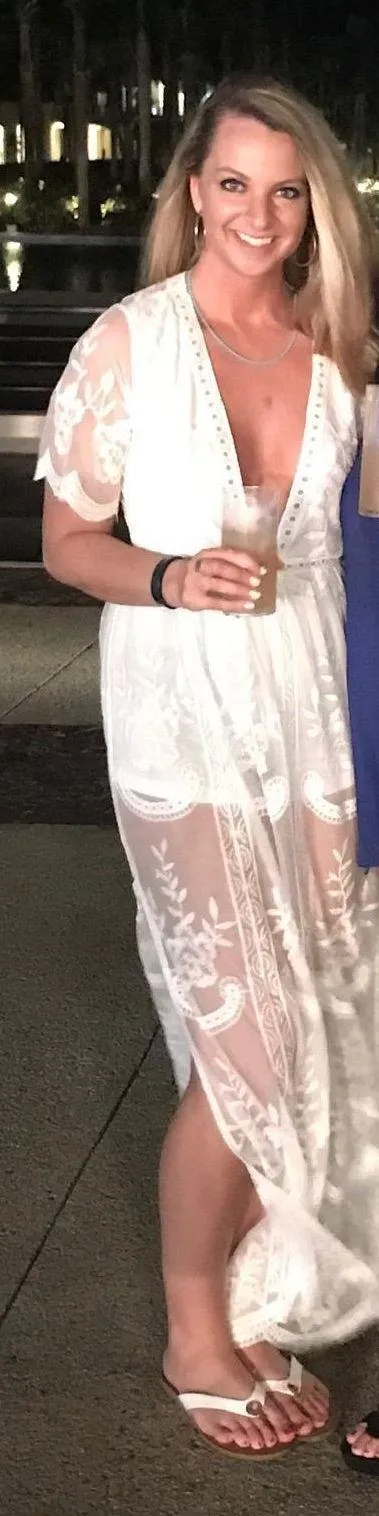 Vestique White Lace Dress - Image 3