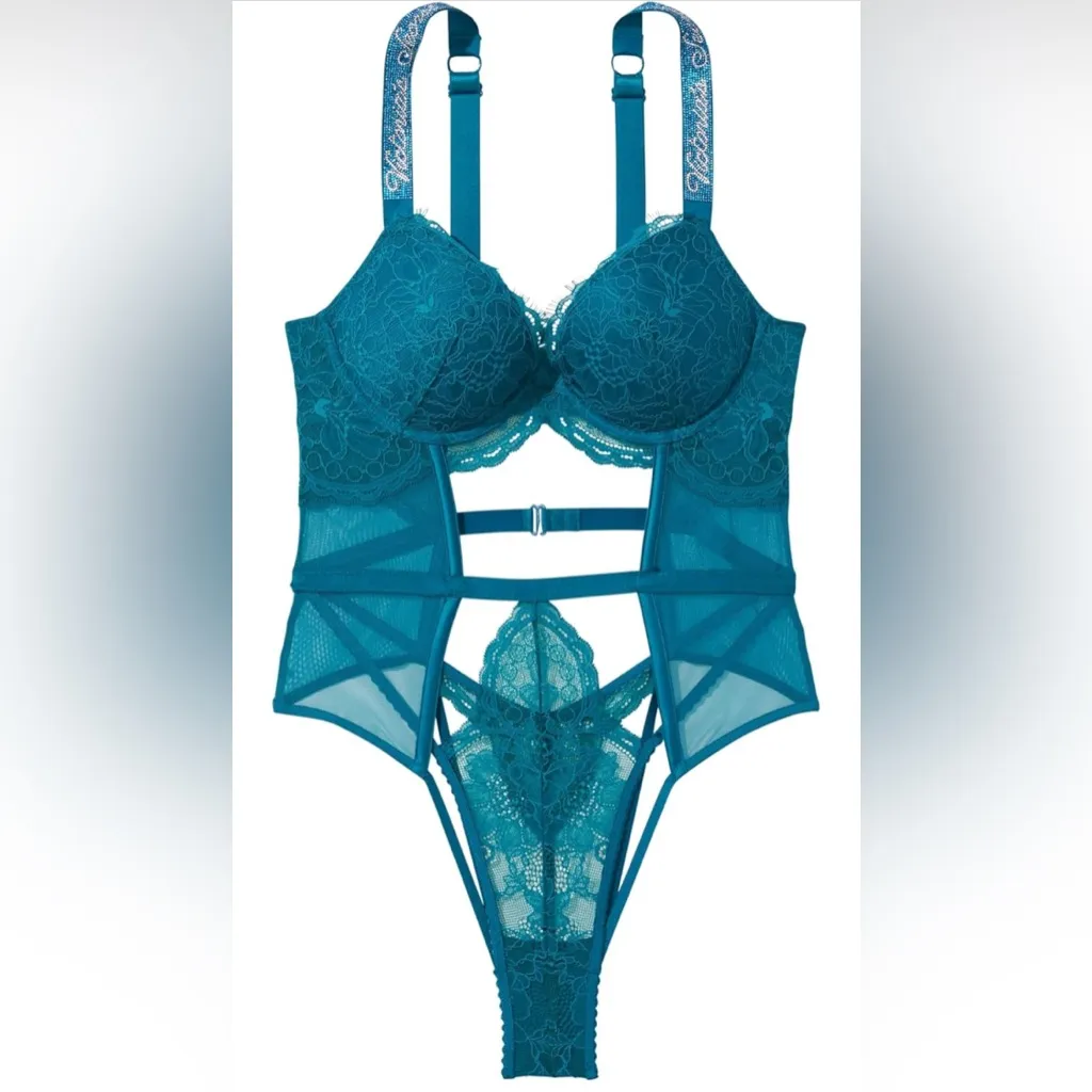 Victoria's Secret Cutout Lace Teddy push up - Image 2