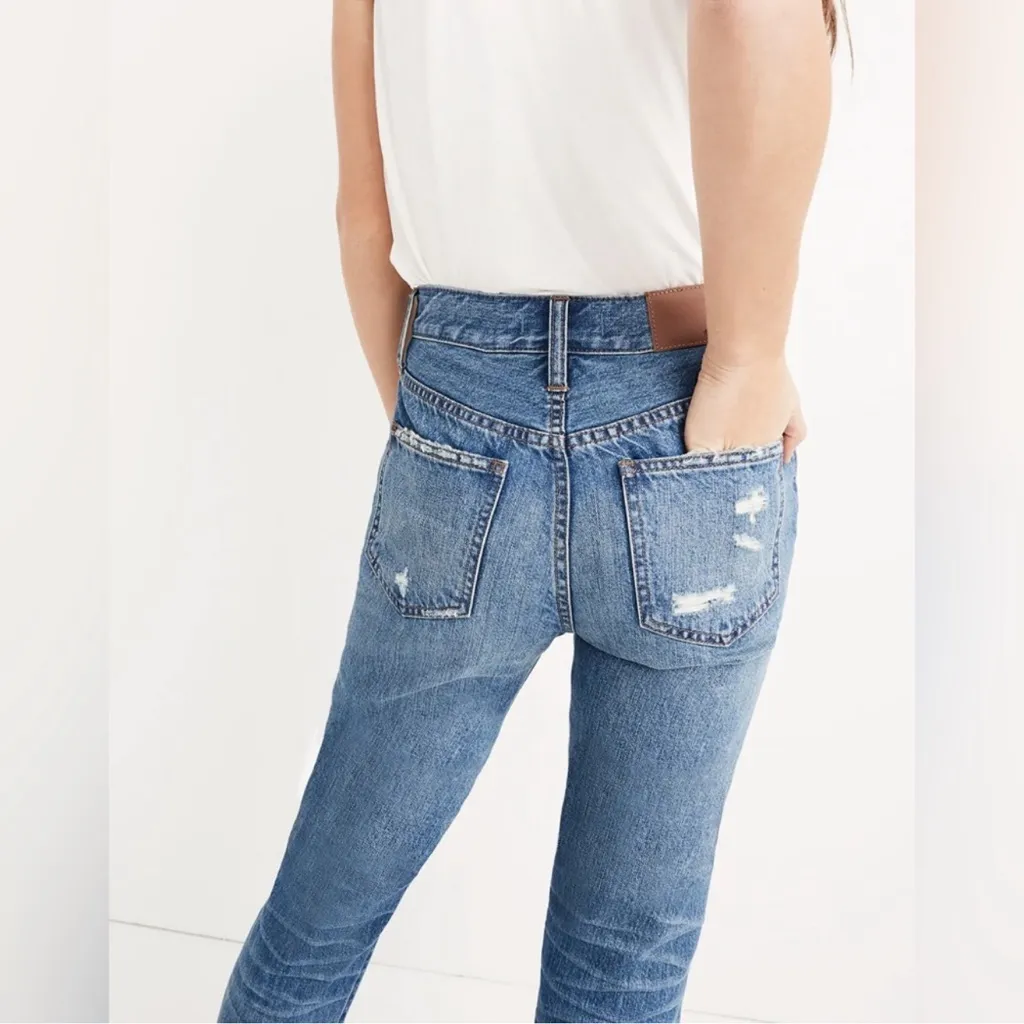 Madewell The Perfect Summer Jean: Destructed Edition Jeans Women's Size 27 New - Image 4
