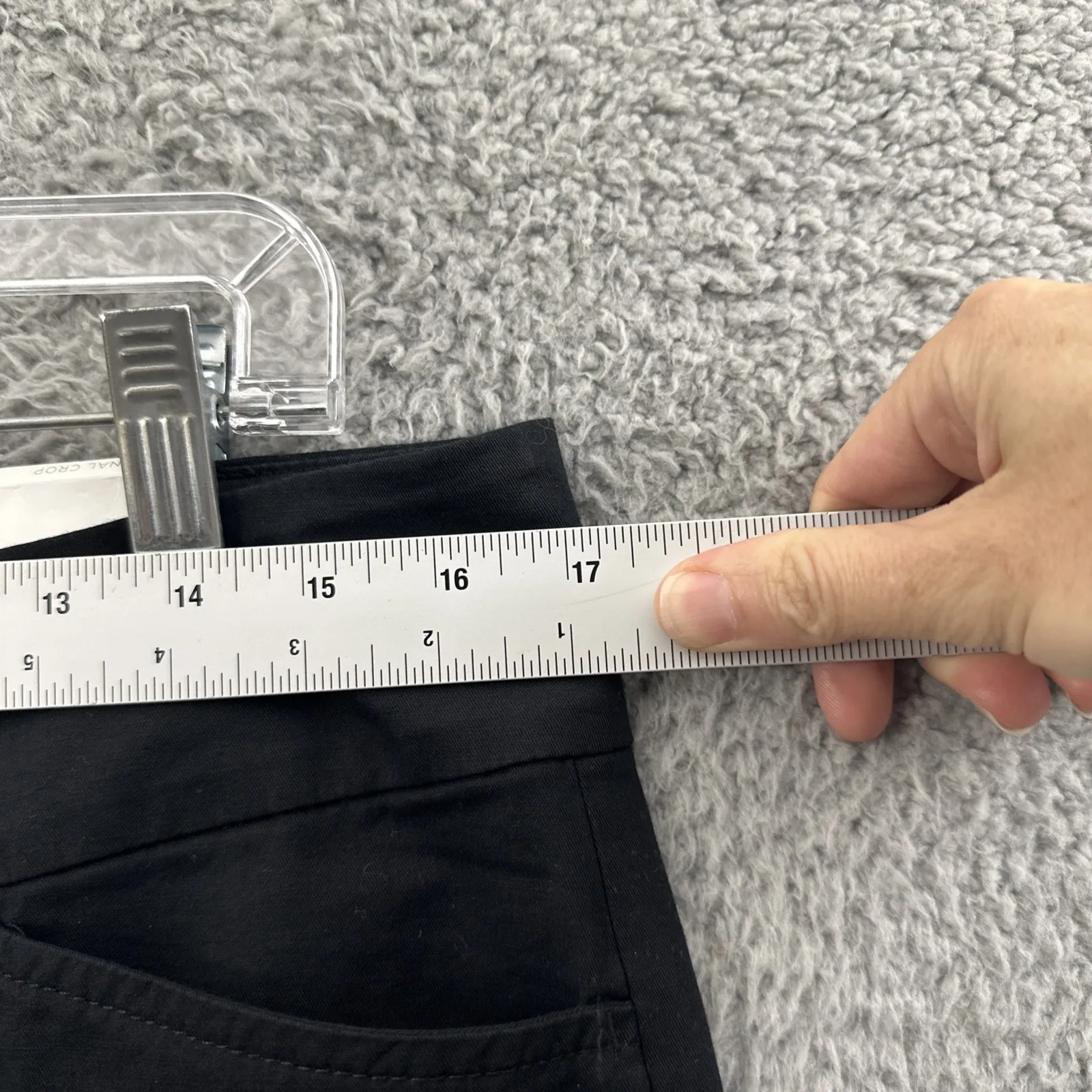 NWT LOFT Outlet Original Crop Pants Black Straight Business Casual Women 8 x 24 - Image 6