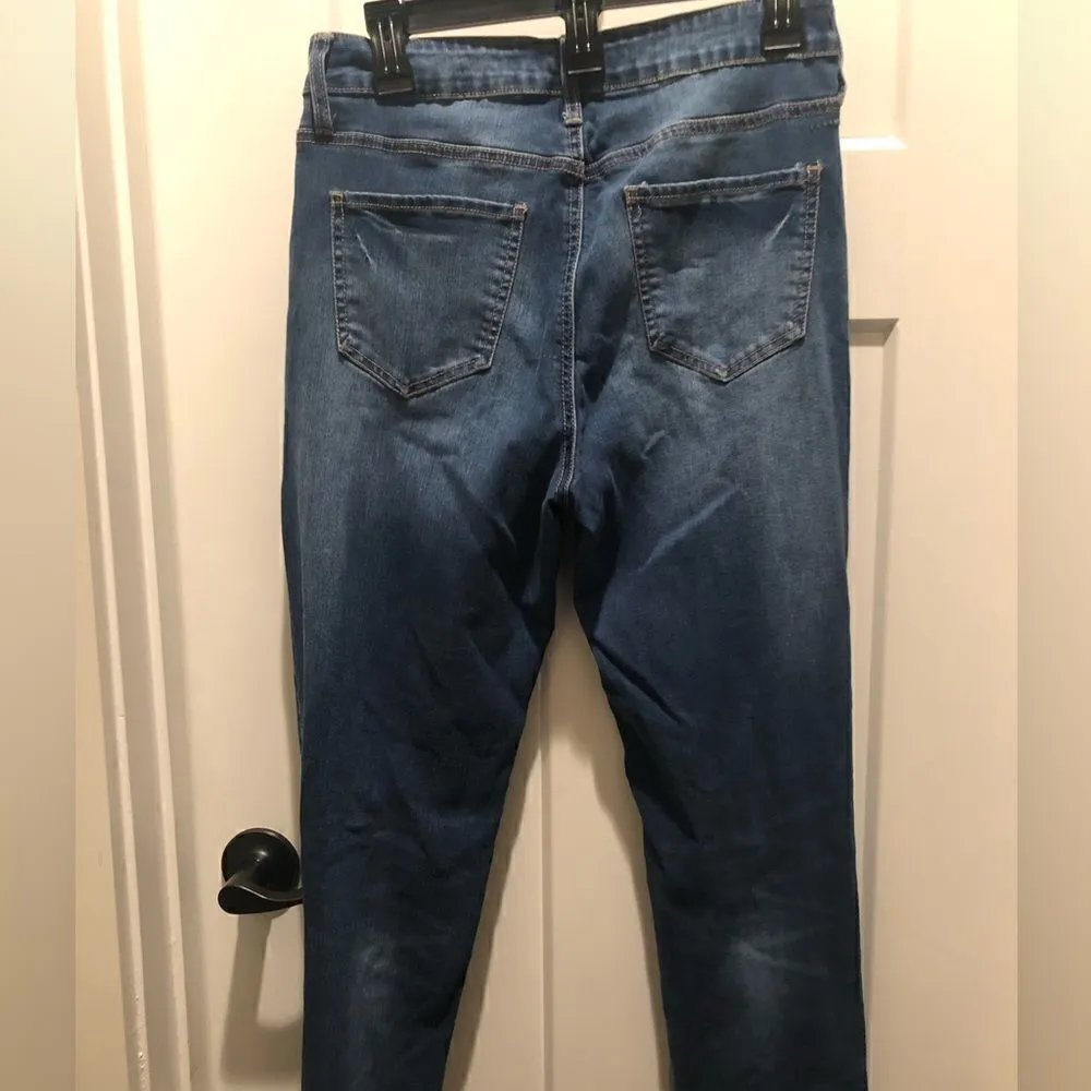 HYDRAULIC “WES” High Rise Slim Straight Denim Distressed Jeans Size 11 GUC - Image 2