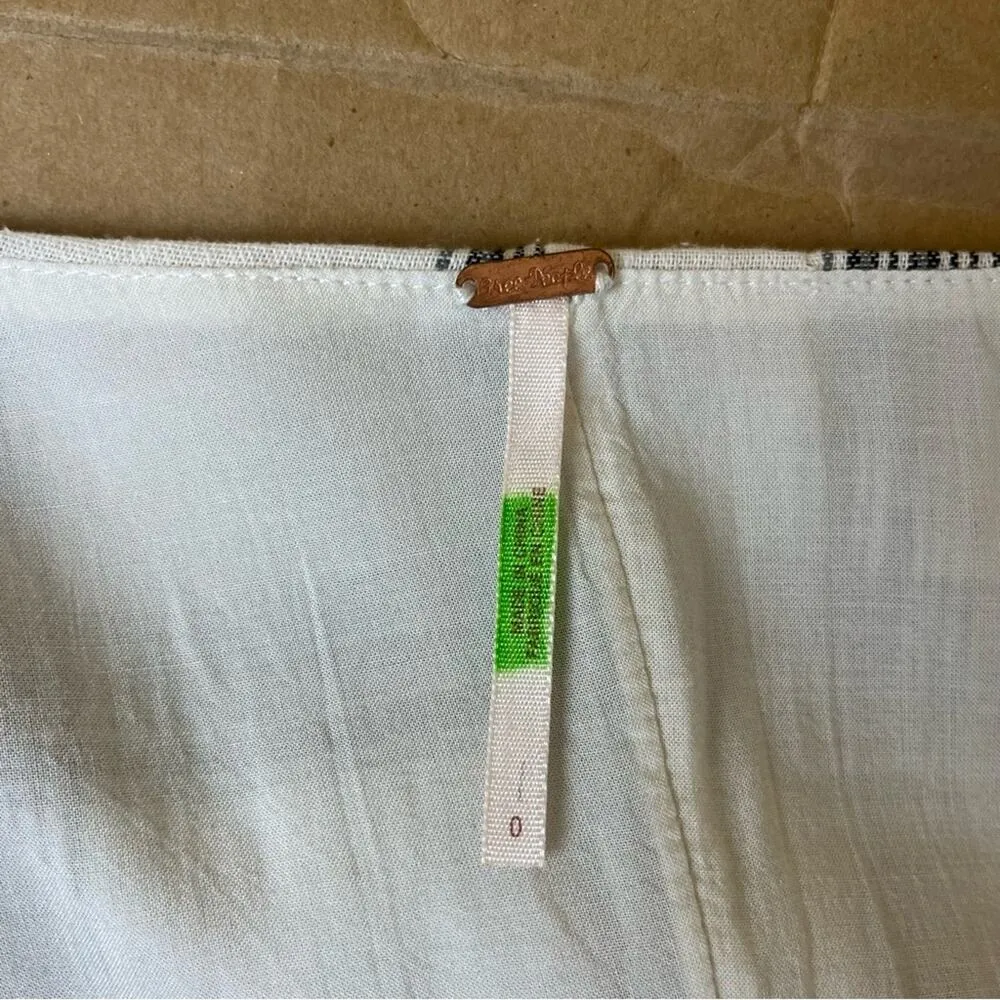 Free People Miss Molly Plaid Mini Dress Size 0 - Image 7