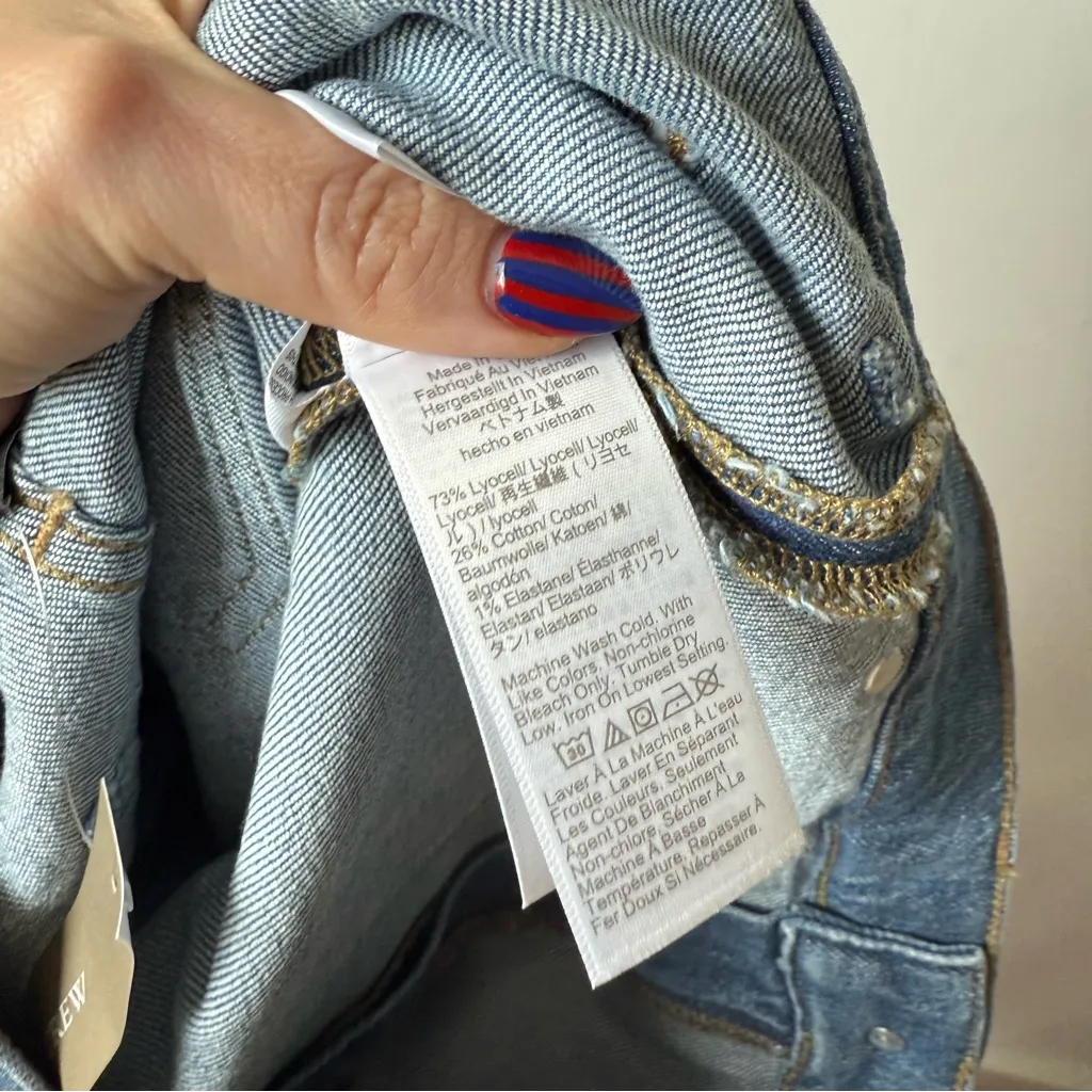 J. Crew Camp-pocket wide-leg jean in Elaine Wash 27" NWT - Image 11