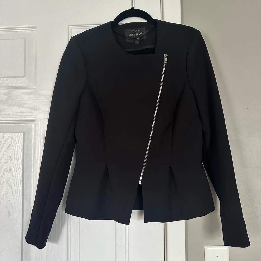 ASOS River Island side zip up blazer jacket - Image 5
