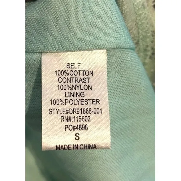 Lush Mint Green Lace Dress S Lined Coquette Vintage Inspired Romantic Victorian‎ - Image 9