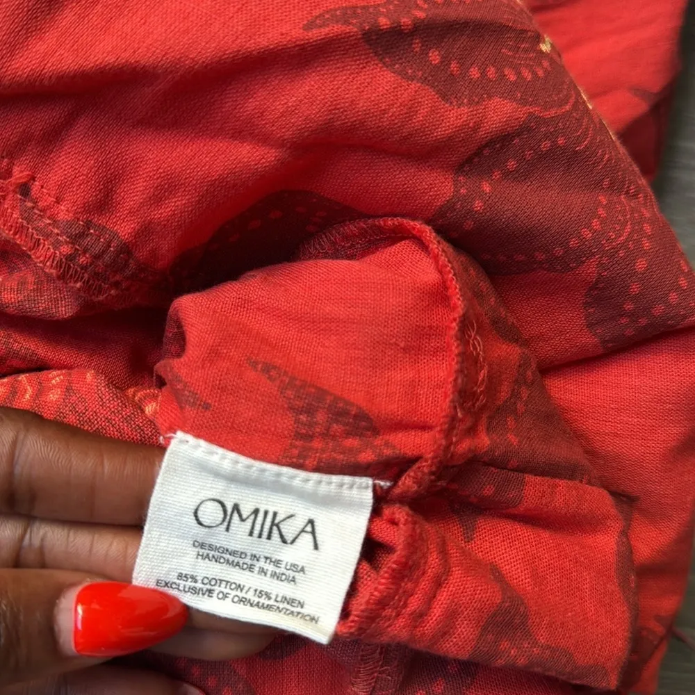 Tuckernuck OMIKA Sorrento A-Line 4-Tier Maxi Dress, Red - Image 12