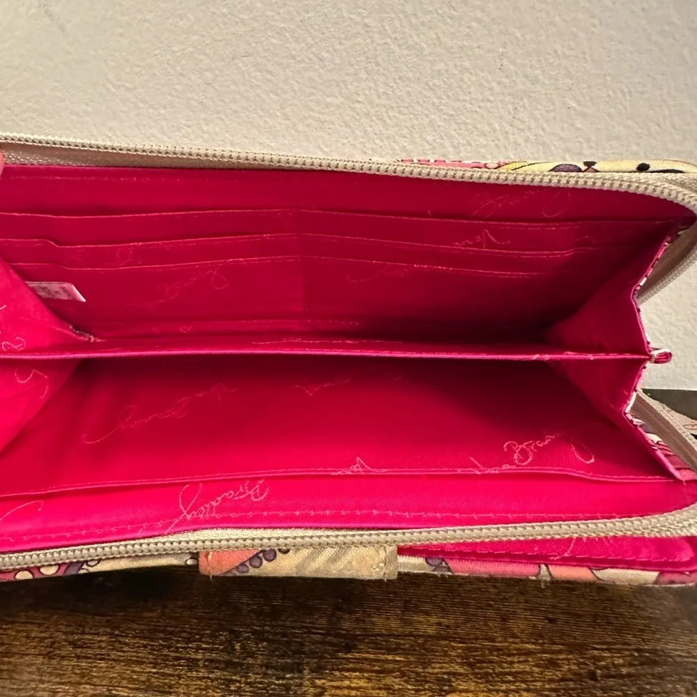 Vera Bradley Paisley Meets Plaid Large‎ Wallet - Image 6