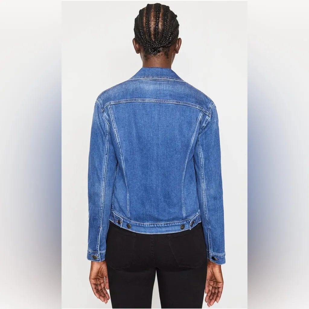 FRAME Le Vintage Denim Blue Jacket - Watham Way - Image 3