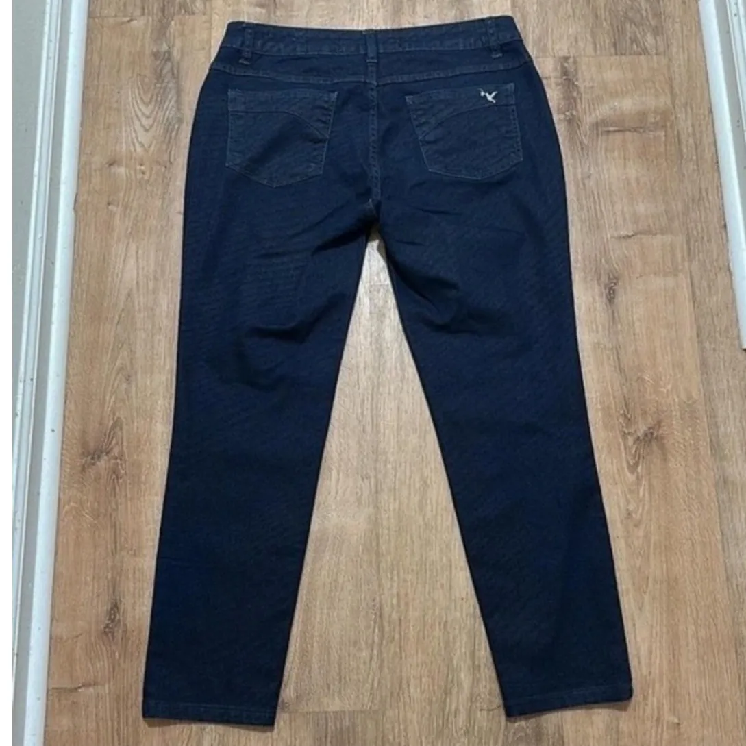 Beija Flor | Women's Straight Leg Dark Gray, Dark Wash Sparkle Jeans Bundle, 10 Blue - Image 3