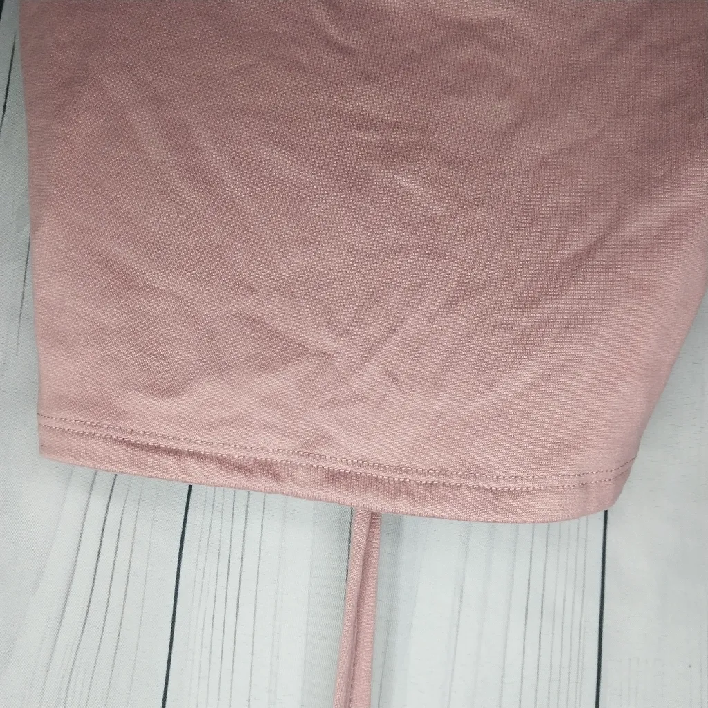 Cloud Dancer Pink Women's Crop Top With Tie Back Size M Size M - Image 5