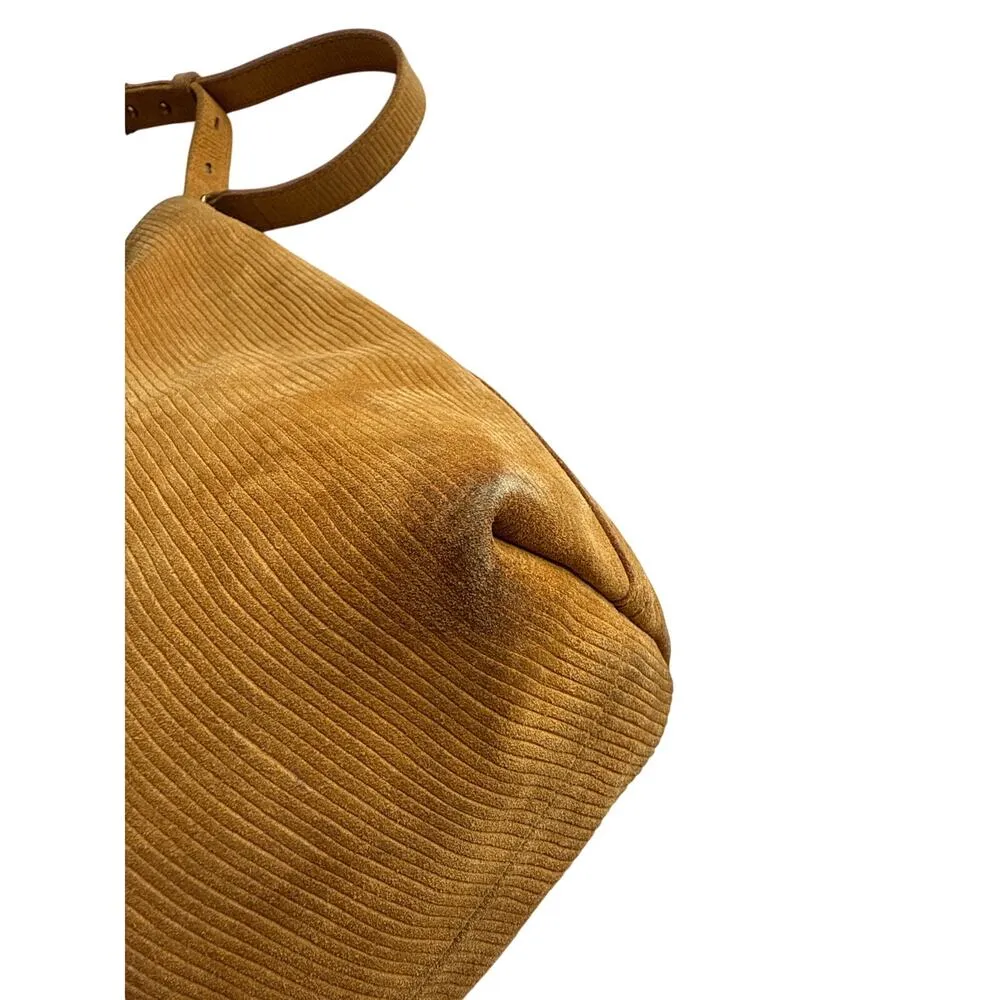 Madewell Zip-Top Transport Crossbody: Corduroy Suede Edition in Boutique Gold - Image 6