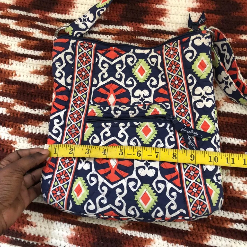 Vera Bradley Crossbody Purse Sun Valley RETIRED DISCONTINUED Pattern #boho #hippie #indie #granola - Image 5