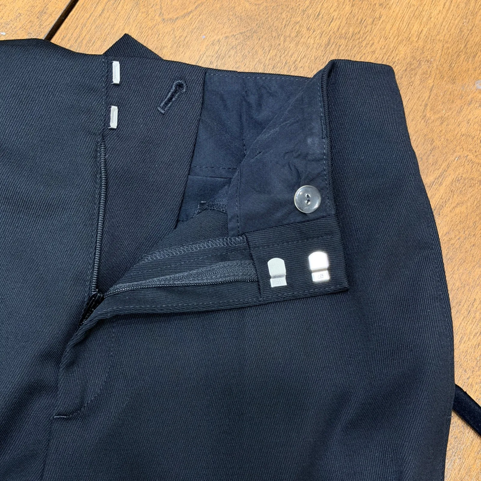 Filippa K Black Slack Trouser Pants Size 6 EU36 Wool Blend‎ Work Office - Image 6