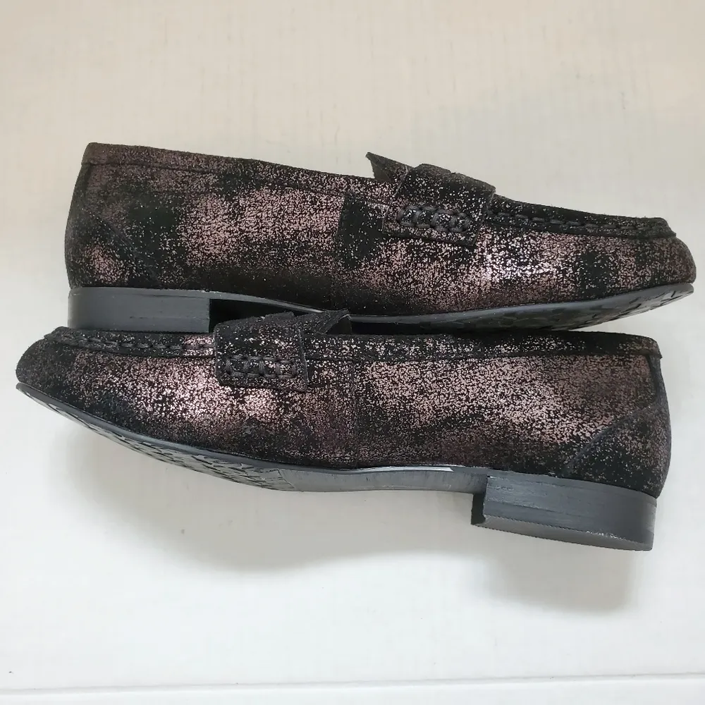 Volatile Lucienne Loafer Black Brown Shimmer 8.5 - Image 7