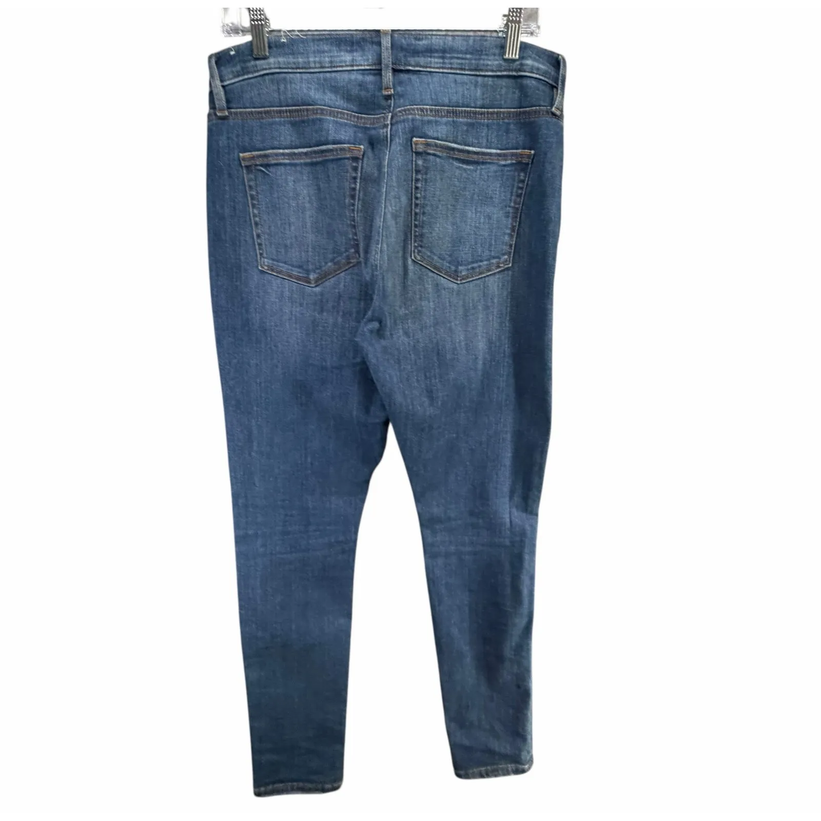 Loft Modern Skinny Jeans Womens 30 Blue Distressed Stretch Casual Comfort - Image 4