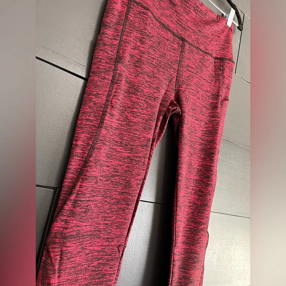 CODEFIT Deep Pocket High Waist Crop Capri Leggings Womens Sz L NWOT Red Size L - Image 3