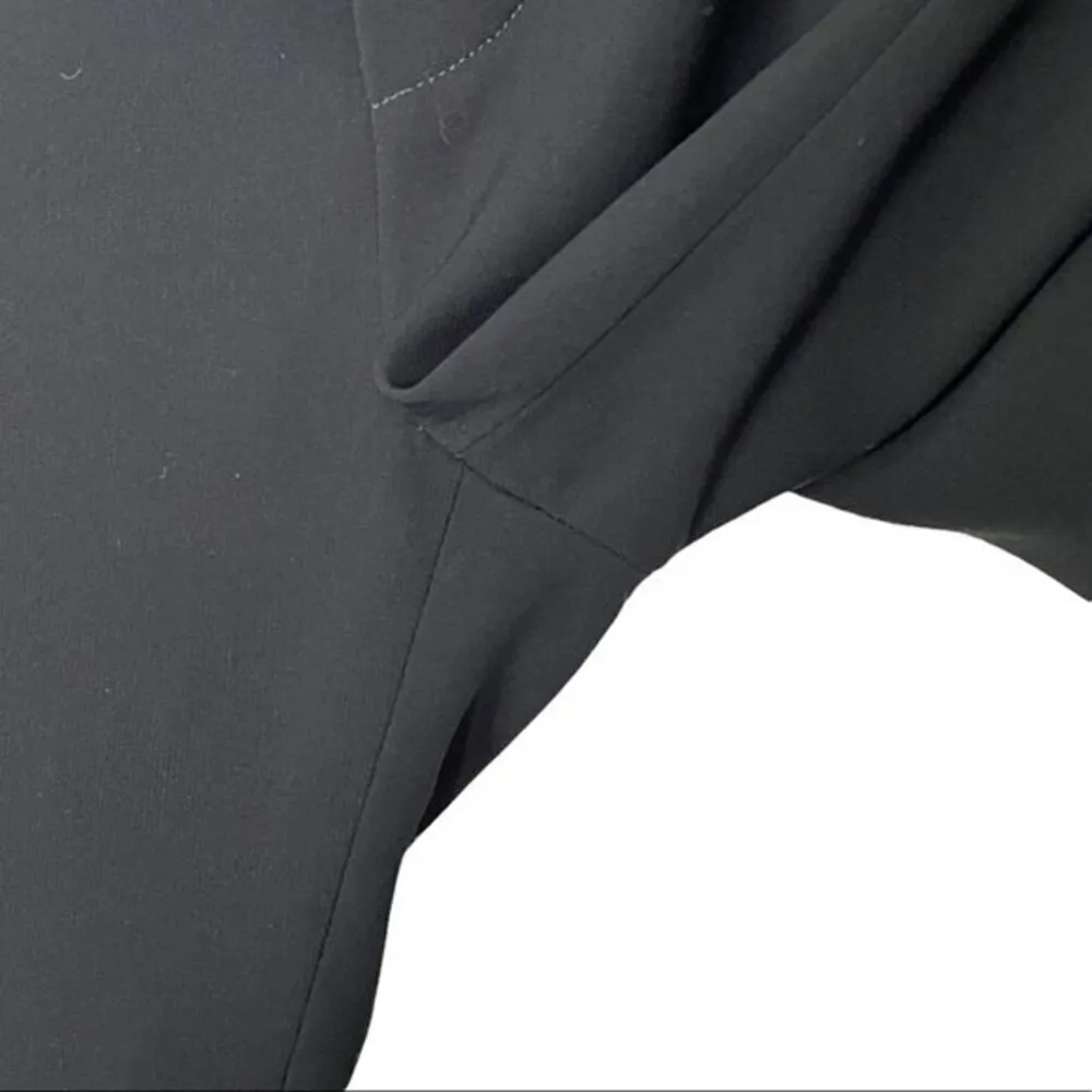 Nili Lotan Cropped Slouchy Pants Black Women’s Size 0 Elastic Waist Pleated - Image 7