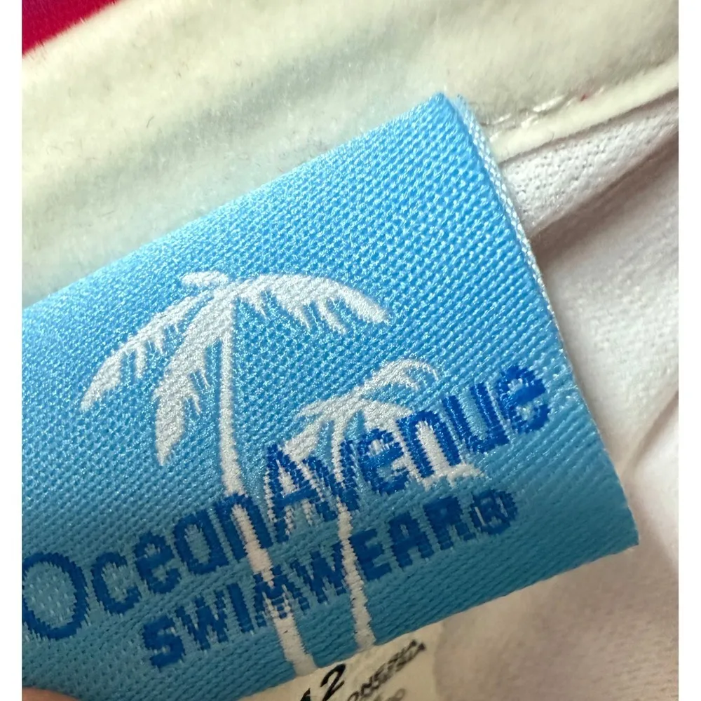 Ocean Avenue Fuchsia Pink Halter Bikini Top Size 12 NWT Swim Top - Image 5