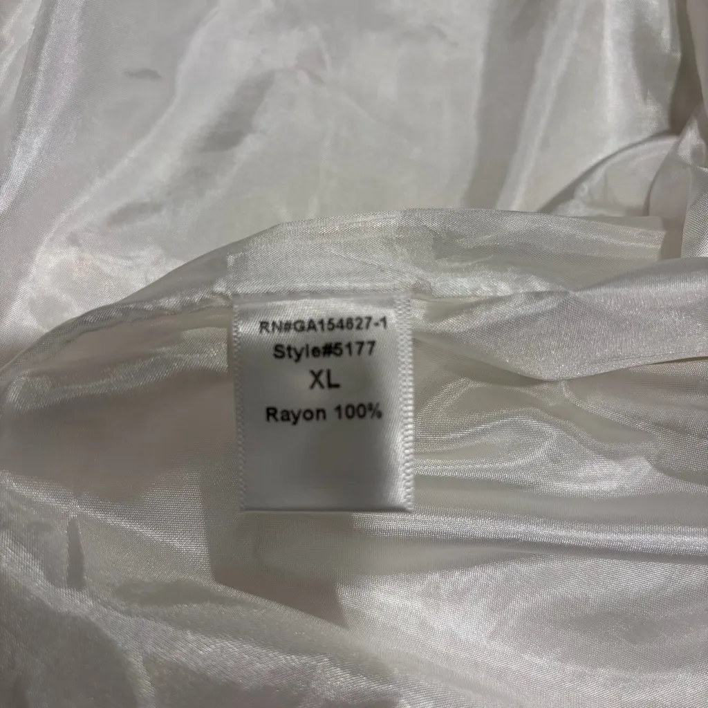 JOH Women's Cream Blazer with Zipper Accents Size XL - Image 6