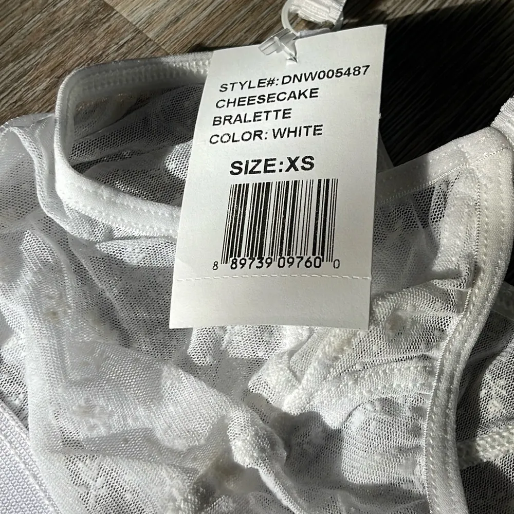 Daydream Nation Cheesecake Bralette Size XS White - Image 14