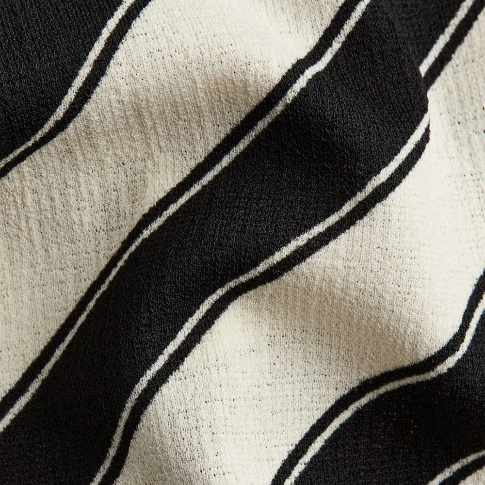 Striped Wrapover Sleeveless Dress Sz L - Image 5