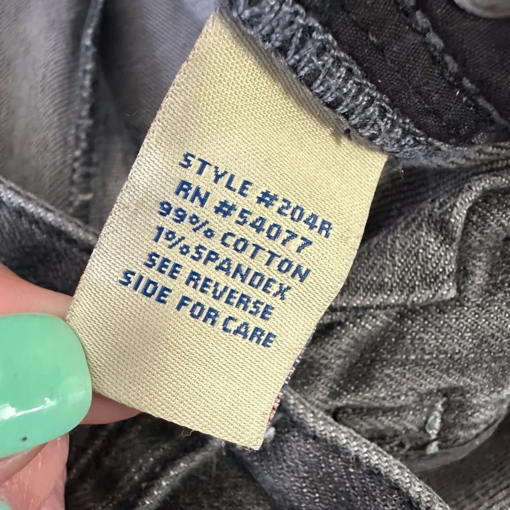 Cabi Womens size 6 Flap Pocket Boot Cut Denim Jeans Faded Black 204R - Image 10