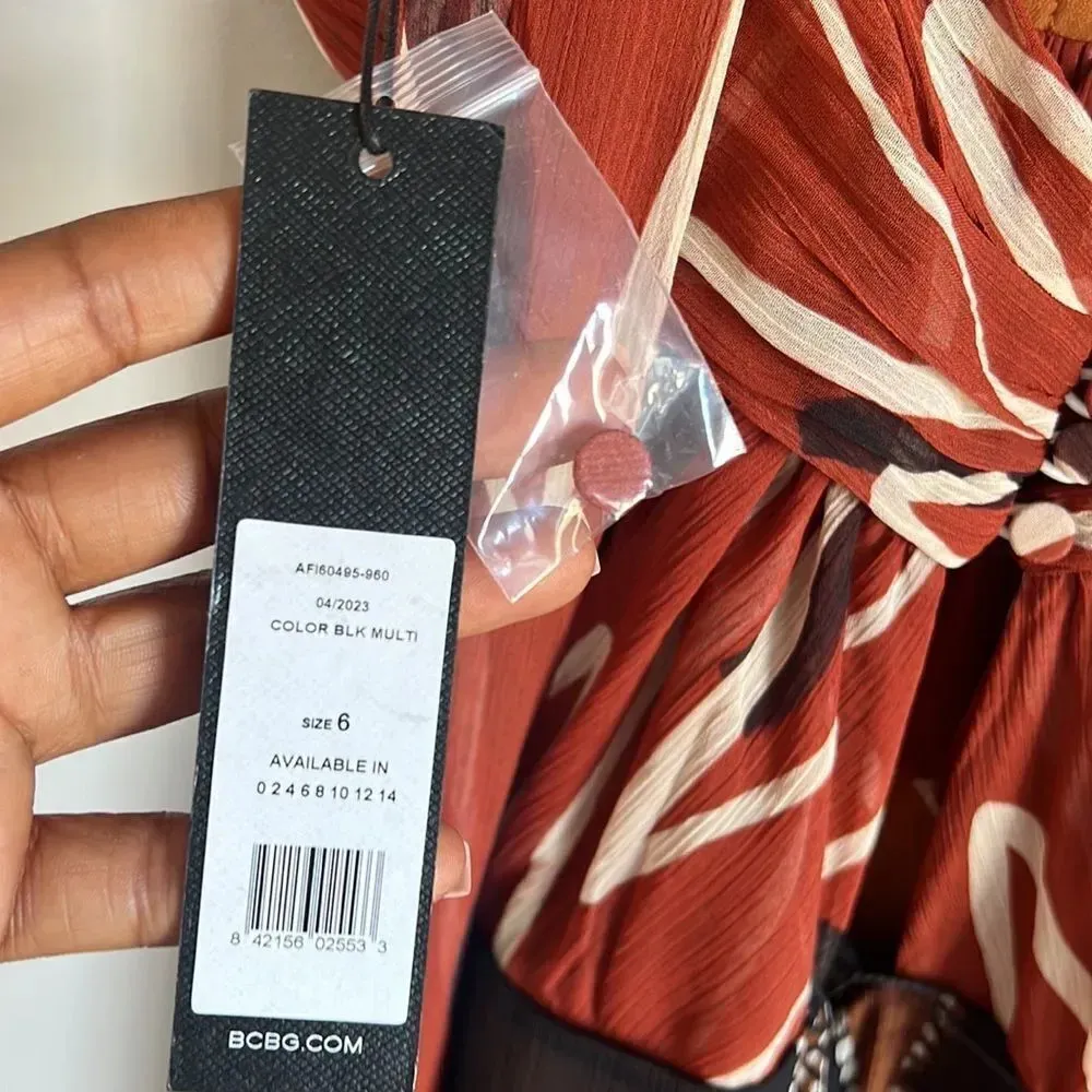 NEW BCBGMAXAZRIA Reeta Cutout Bodice Gown - Image 10