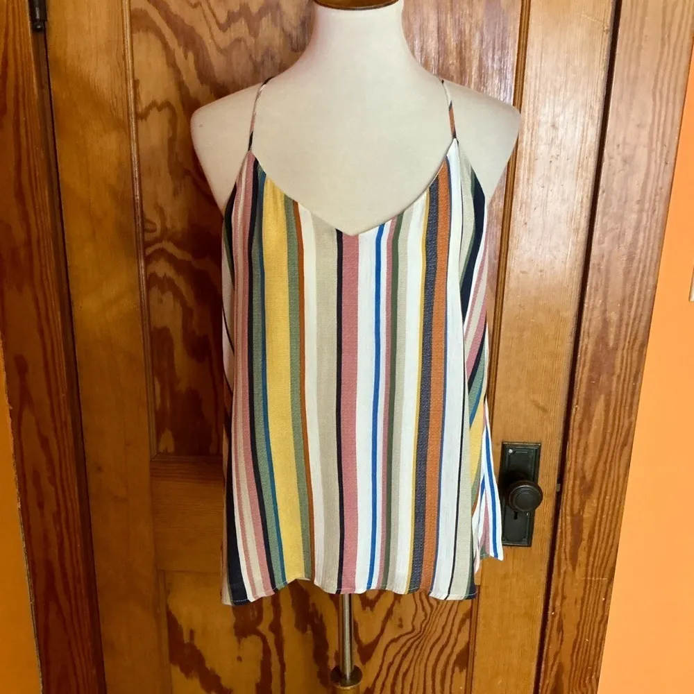 Style Rack Rainbow Striped Racer Back Tank top - Image 4